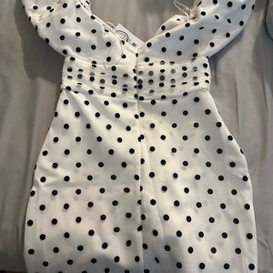 Polka dots mini dress